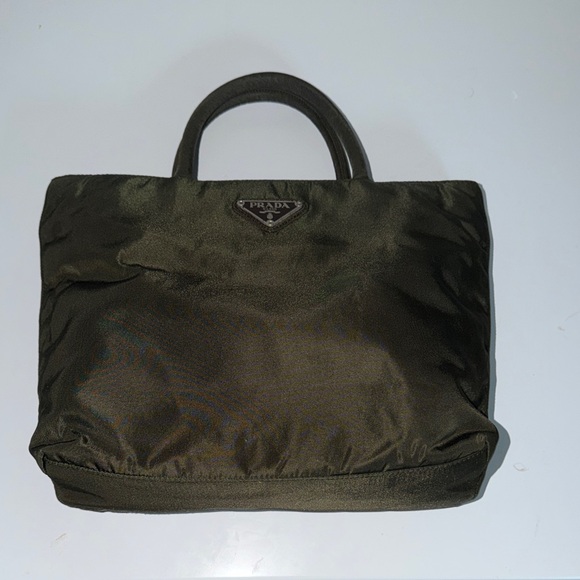 Prada Khaki Green Tote Bag - Picture 4 of 4